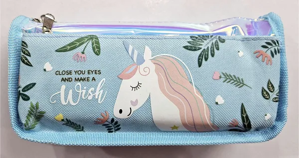 Blue_Fabric_Unicorn_Print_Pencil_Pouch_For_Kids