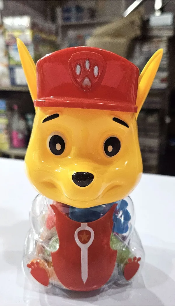 Red_Cartoon_Dog_Character_Eraser_Container_For_Kids