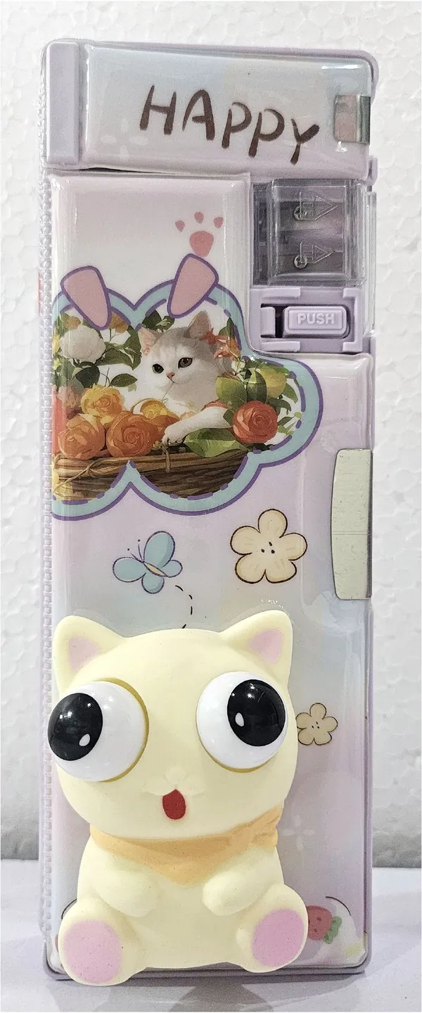 Cream_Plastic_Cat_Design_Pencil_Box_With_Built-In_Sharpener