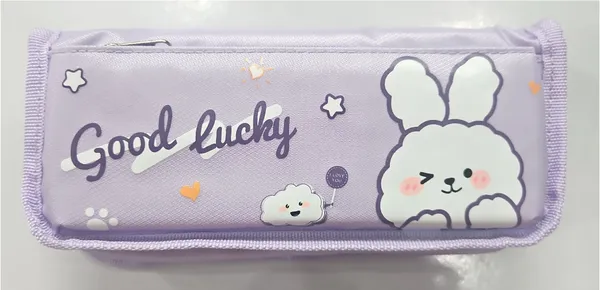 Lavender_Bunny_Printed_Zippered_Pencil_Pouch_For_Kids