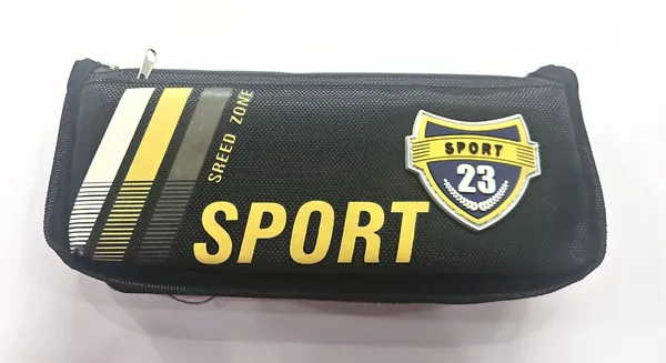 Black_Fabric_Sport_Print_Zippered_Pencil_Pouch_For_Kids