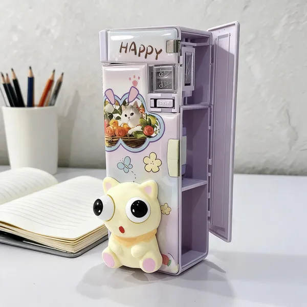 Cream_Plastic_Cat_Design_Pencil_Box_With_Built-In_Sharpener