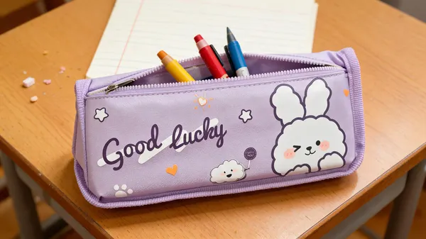 Lavender_Bunny_Printed_Zippered_Pencil_Pouch_For_Kids
