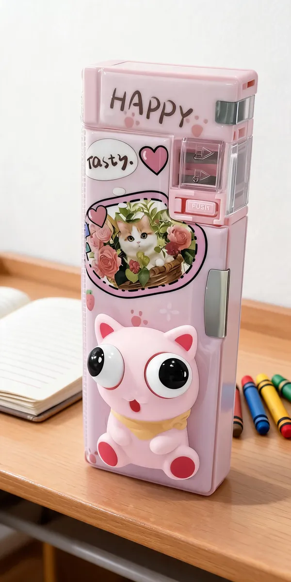 Pink_Plastic_Cat_Design_Pencil_Box_For_Kids