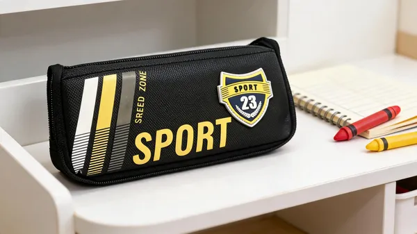 Black_Fabric_Sport_Print_Zippered_Pencil_Pouch_For_Kids