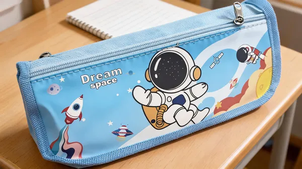 Blue_Astronaut_Space_Print_Zippered_Pencil_Pouch_For_Kids