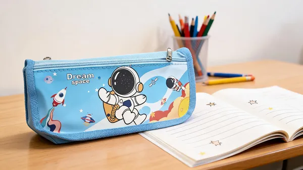 Blue_Astronaut_Space_Print_Zippered_Pencil_Pouch_For_Kids