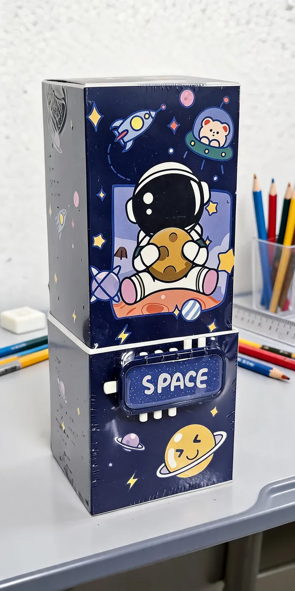 Blue_Space_Astronaut_Print_Desk_Organizer_Pencil_Box_For_Kids