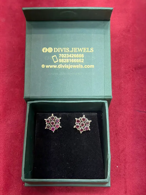 Silver_925_Pink_Stone_Floral_Stud_Earrings_For_Women