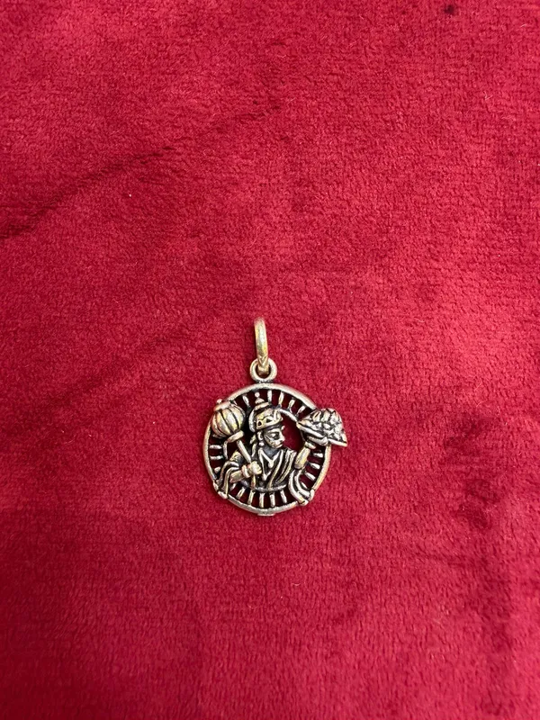 Silver_925_Hanuman_Openwork_Pendant_For_Women