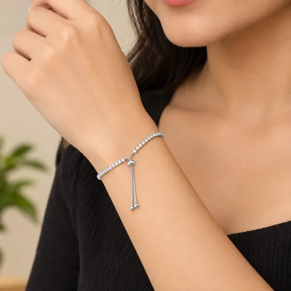 Silver_925_Rhinestone_Adjustable_Bracelet_For_Women