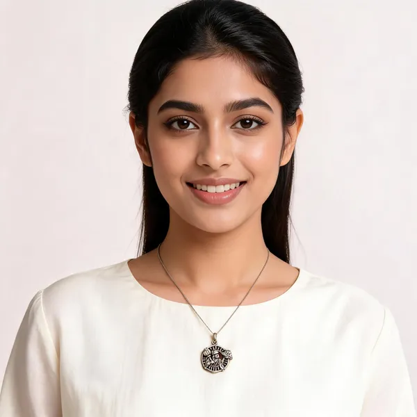 Silver_925_Hanuman_Openwork_Pendant_For_Women