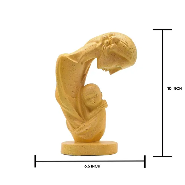 Mother_And_Child_Resin_Sculpture