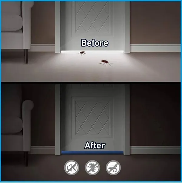 Krishan_gapfiller5pc_39_Inch_Door_Bottom_Sealing_Strip_Guard_(Pack_of_5)|_ELECTRICITY,AC_AIR_SAVING_Floor_Mounted_Door_Stopper_(Brown)