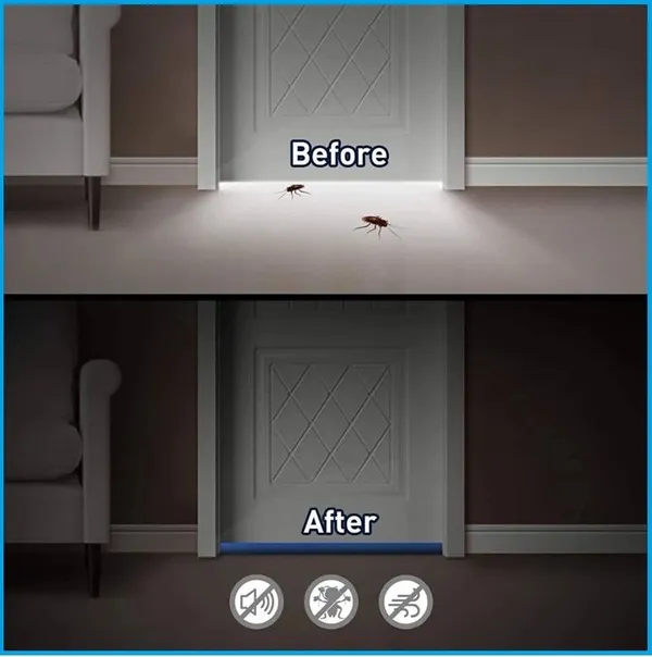 SKHOMES_DGFPACKOF5_DOOR_GAP_FILLER_PACK_OF_5_Door_Mounted_Door_Stopper_(Brown)