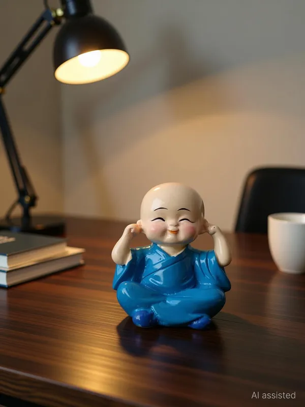 Soniya_Crafts_Cute_Baby_Buddha_Monk_Statue_Small_Car_Dashboard_Accessories_Decorative_Showpiece__-__5_cm_(Polyresin,_Multicolor)