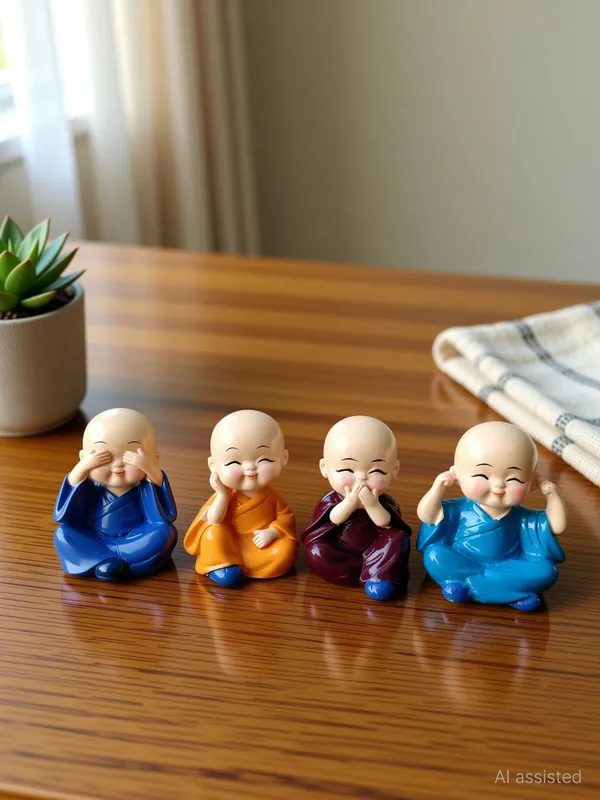 Soniya_Crafts_Cute_Baby_Buddha_Monk_Statue_Small_Car_Dashboard_Accessories_Decorative_Showpiece__-__5_cm_(Polyresin,_Multicolor)