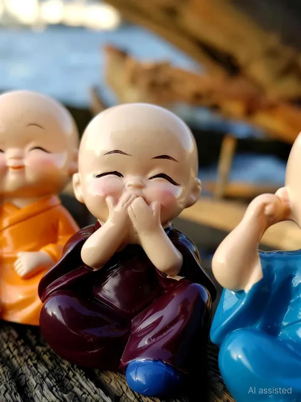 Soniya_Crafts_Cute_Baby_Buddha_Monk_Statue_Small_Car_Dashboard_Accessories_Decorative_Showpiece__-__5_cm_(Polyresin,_Multicolor)