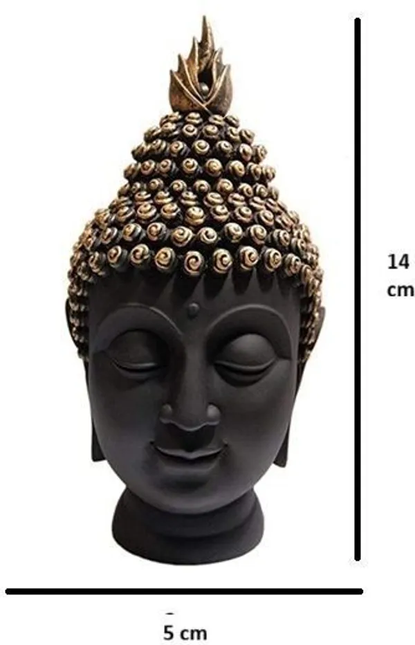 Krishan_Zen_Buddha_Head_Statue_-_14_cm_Black_&_Gold_Resin_Idol_for_Meditation_Decorative_Showpiece__-__14_cm_(Polyresin,_Black)