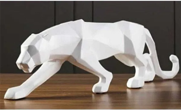 Krishan_Modern_White_Geometric_Sculpture_-Minimalist_Decor_Decorative_Showpiece__-__10_cm_(Resin,_White)