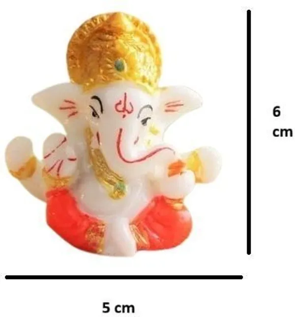 Krishan_Lord_Ganesha_Idol_–_White_with_Red_Attire_Decorative_Showpiece__-__6_cm_(Resin,_White,_Orange)