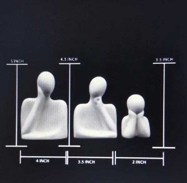 SKHOMES_Decorative_Showpiece__-__13_cm_(Resin,_White)
