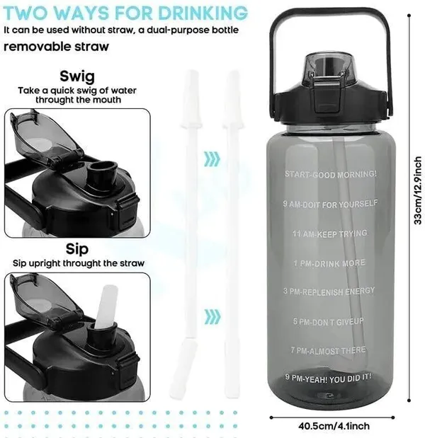 Jhalakriti_Portable_Wide_Mouth_BPA_Free_Motivational_pack_of_3_Transparent_Water_Bottle_3200_ml_Water_Bottles_(Set_of_3,_Multicolor)