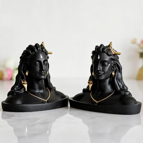 Adiyogi_Shiva_Bust_Statue_-_Pack_of_2