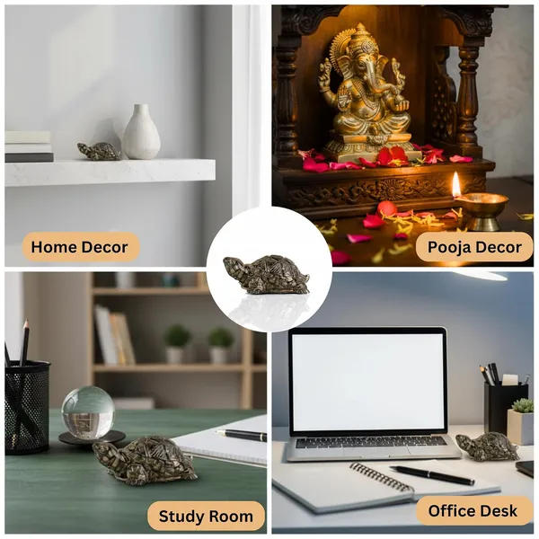Zenvibes_Original_Certified_Pyrite_Tortoise_Pyrite_Turtle_Symbol_For_Good_Luck_Wealth_Positive_Energy_Ideal_Vastu_Pooja_Accent_For_Home_Office_Thoughtful_Spiritual_Gift_For_Family_Friends