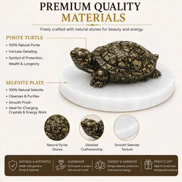 Pyrite_Tortoise_With_Selenite_Plate_Natural_Pyrite_Turtle_Figurine
