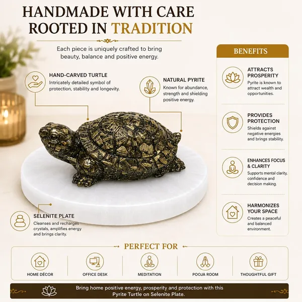 Pyrite_Tortoise_With_Selenite_Plate_Natural_Pyrite_Turtle_Figurine