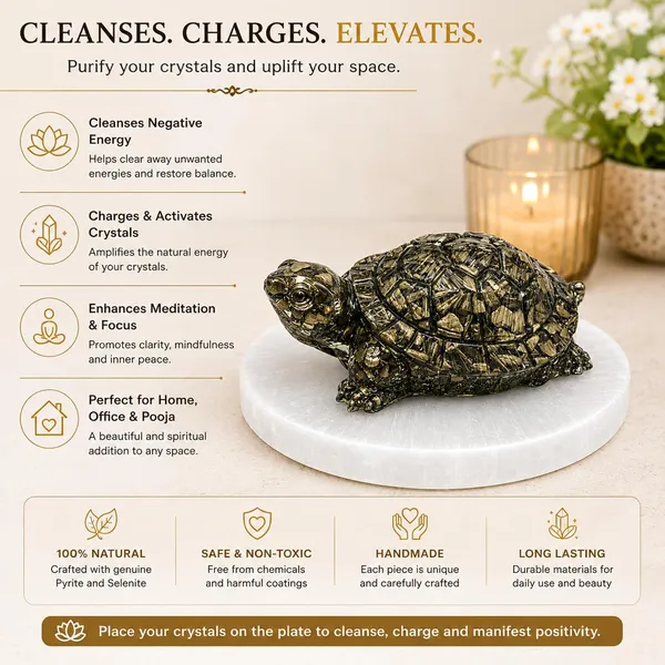 Pyrite_Tortoise_With_Selenite_Plate_Natural_Pyrite_Turtle_Figurine