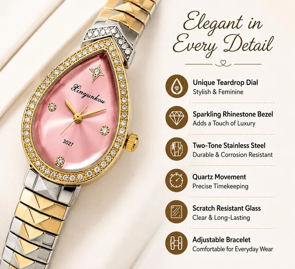 Women_S_Teardrop_Analog_Watch