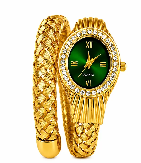 Women_S_Snake_Quartz_Bangle_Watch