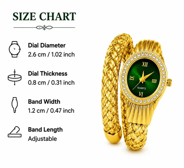 Women_S_Snake_Quartz_Bangle_Watch