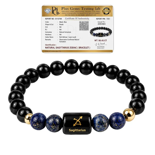 Dhanu_Rashi_Bracelet_For_Men_Women_Certified_Lapis_Lazuli_Black_Obsidian_Bracelet_For_Sagittarius_Zodiac_Natural_Crystal_Gemstone_Astrology_Bracelets_For_Positive_Energy_Protection_Gifting