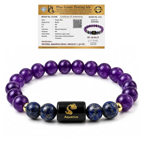Zenvibes_Aquarius_Zodiac_Bracelet_For_Men_Women_Kumbh_Rashi_Bracelet_With_Amethyst_Lapis_Lazuli_Natural_Crystal_Beads_Certified_Gemstone_Astrology_Bracelets_For_Positive_Energy_Gifting