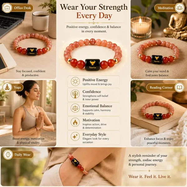 Zenvibes_Sunstone_Carnelian_Bracelet_For_Taurus_Zodiac_Vrishabh_Rashi_Bracelet_With_Certified_Natural_Healing_Crystals_Astrology_Gemstone_Bracelet_For_Men_Women_Positive_Energy_Gift