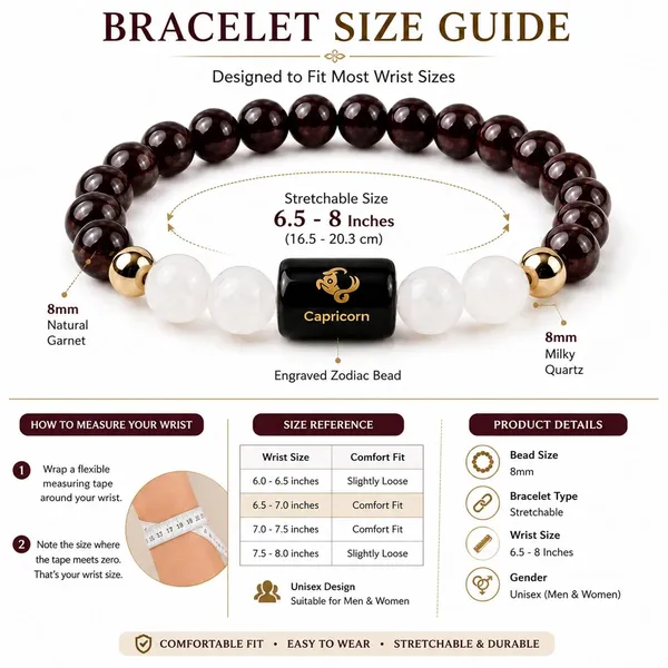 Zenvibes_Capricorn_Zodiac_Bracelet_For_Men_Women_Makar_Rashi_Bracelets_With_Garnet_Milky_Quartz_Natural_Crystal_Beads_Certified_Healing_Crystals_For_Positive_Energy_Astrology_Gift