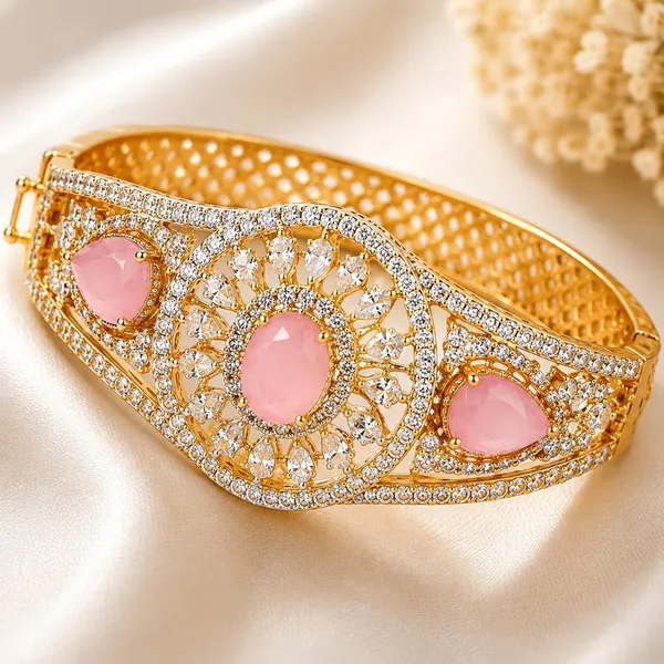 Gold_Plated_Bracelet_With_Stones_And_Cubic_Zirconia