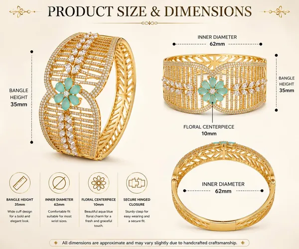 Cz_Cuff_Bangle_With_Floral_Accent