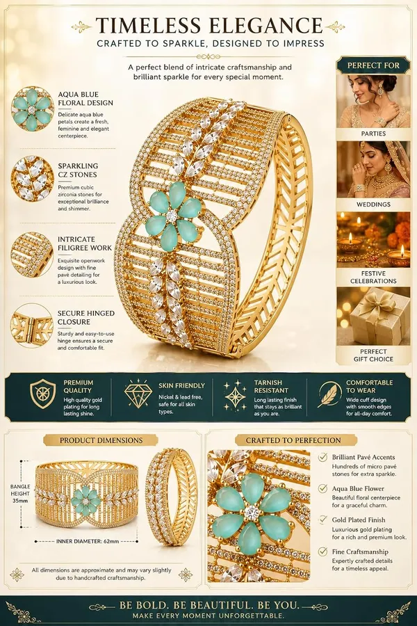 Cz_Cuff_Bangle_With_Floral_Accent