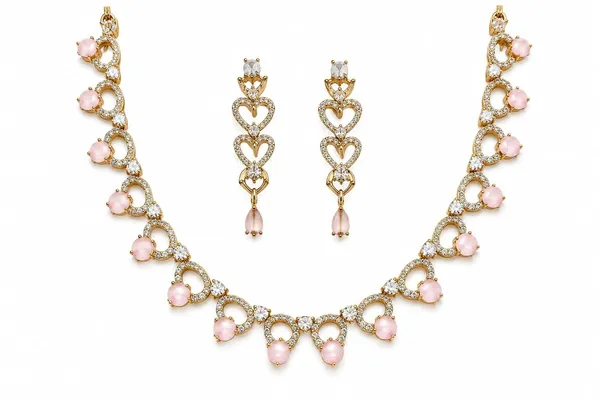 Gemstone_Necklace_And_Earrings_Set_For_Women