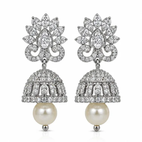Silver_Plated_Jhumka_Earrings