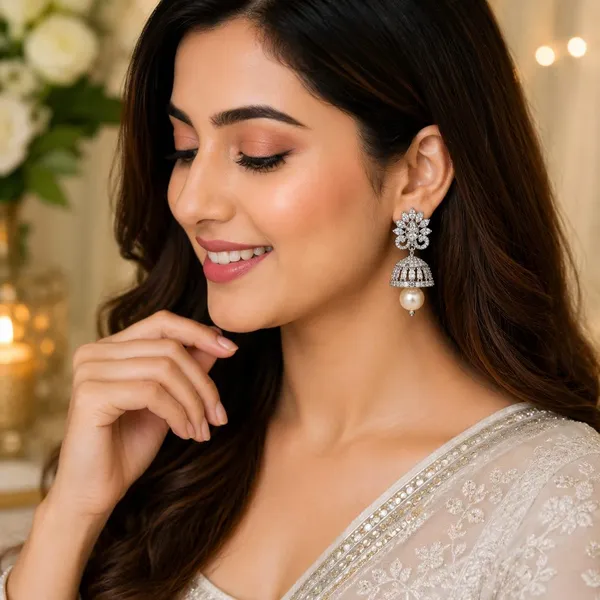 Silver_Plated_Jhumka_Earrings