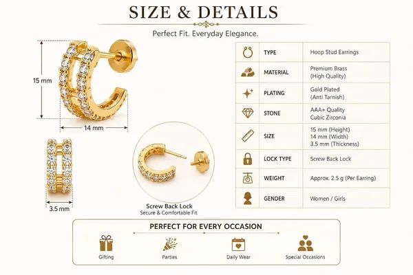 Double_Row_Huggie_Hoop_Earrings