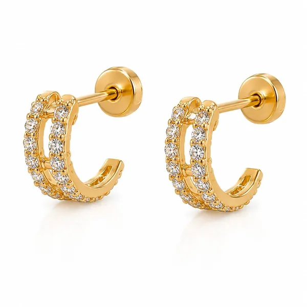 Double_Row_Huggie_Hoop_Earrings