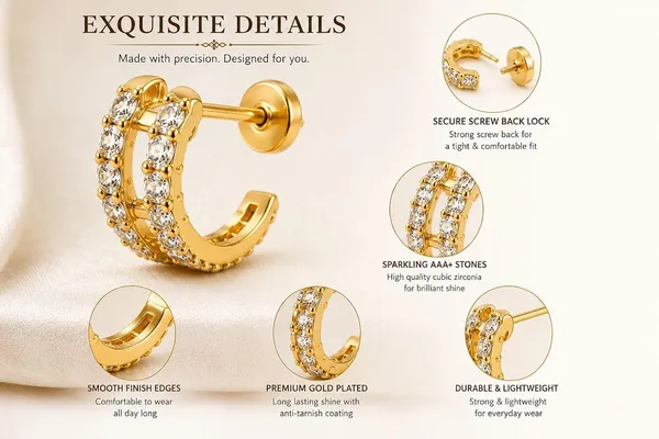 Double_Row_Huggie_Hoop_Earrings