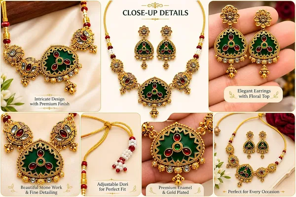 Meenakari_Necklace_Earring_Set