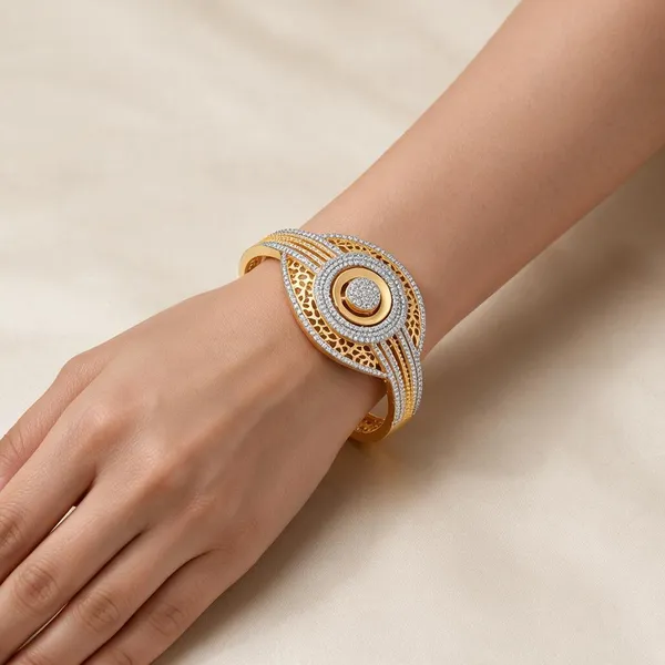 Gold_Alloy_Cubic_Zirconia_Bangle_Bracelet_For_Women